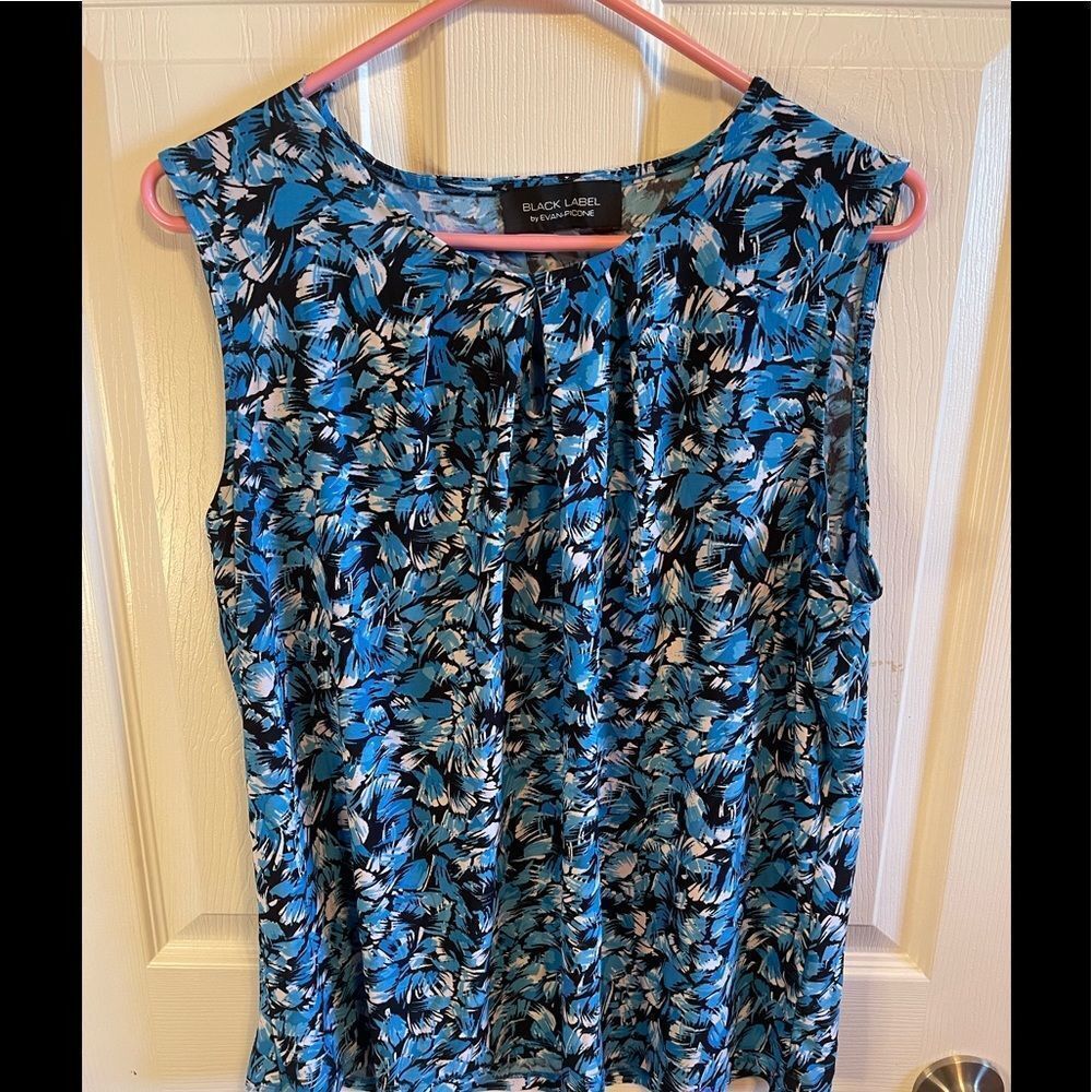 Evan-Picone black label blouse sz L